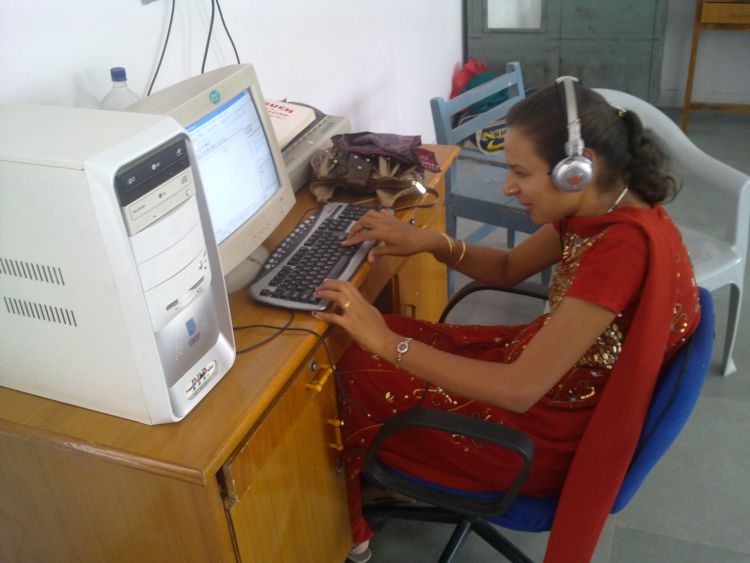 Talking Book Production Centre for blind readers at AKTrust