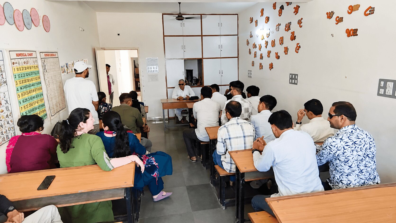 CCC & CCC+ Training Dhoraji — students seated at desks